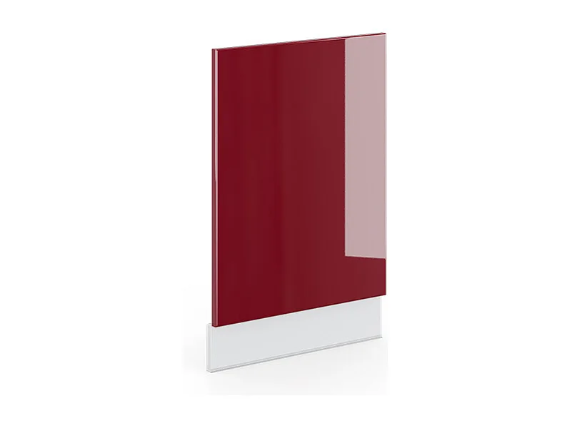 Façade rouge bordeaux haute brillance 45x1.6x67.4 fame-line