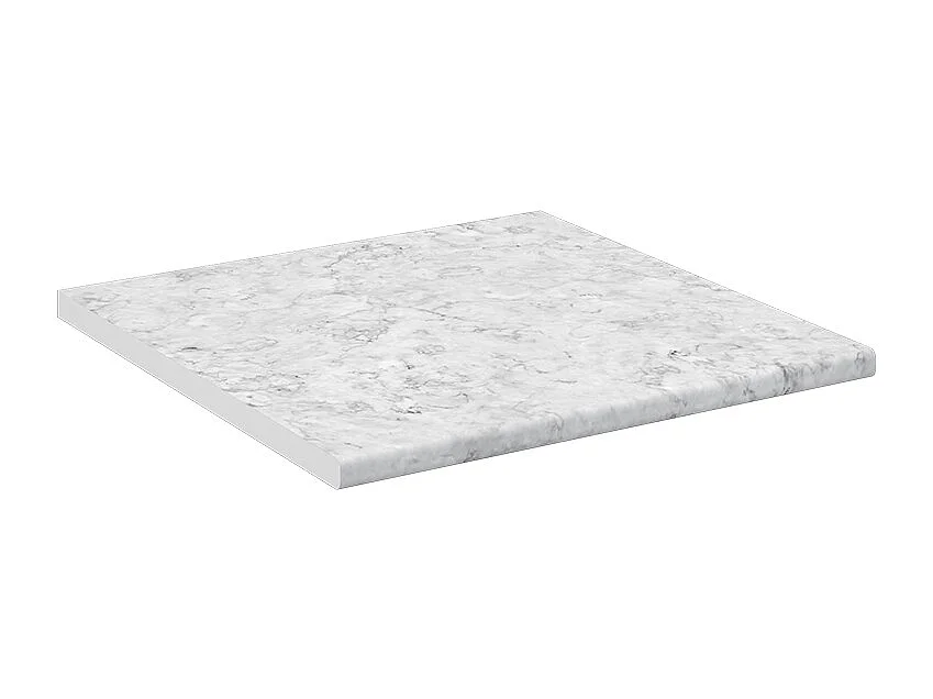 Encimera de cocina blanco/mármol 60x60x2.8 r-line