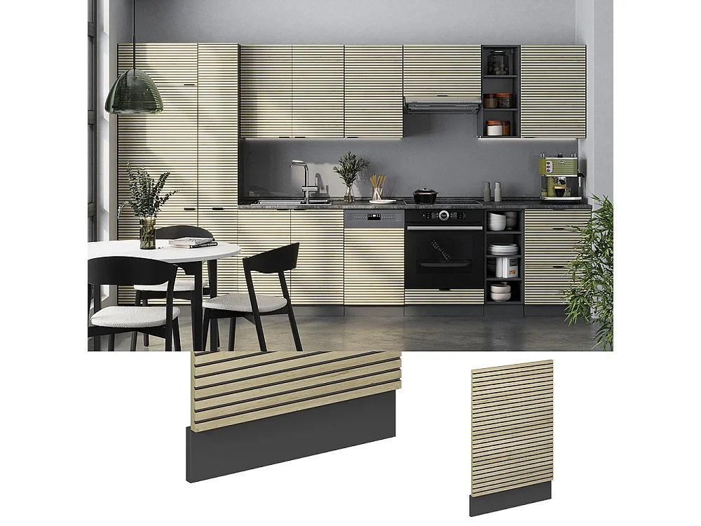 Frontblende eiche paneel 45x1.6x67.4 fame-line