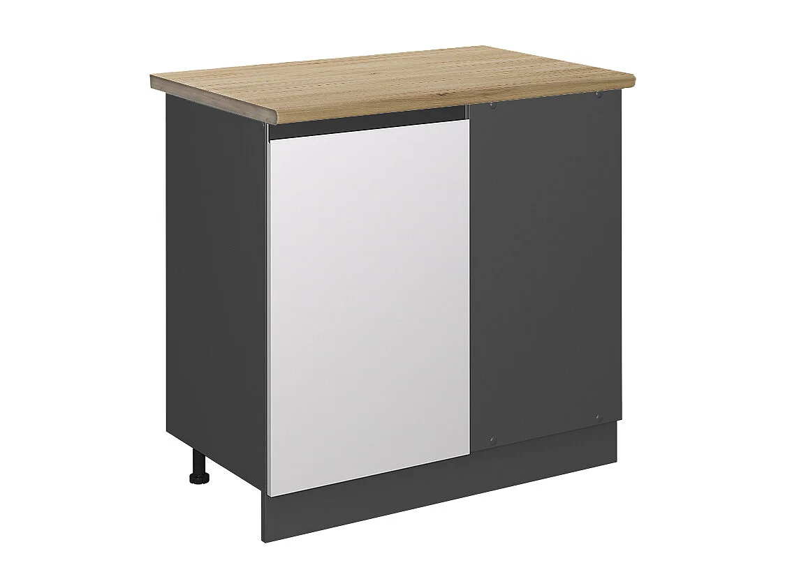 Mobile ad angolo cucina bianco 86x60x81.6 r-line