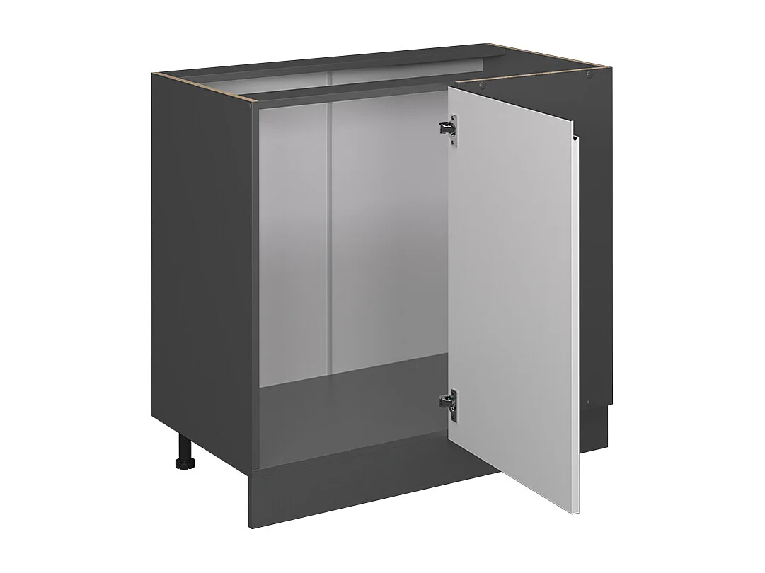 Mobile ad angolo cucina bianco 86x60x81.6 r-line