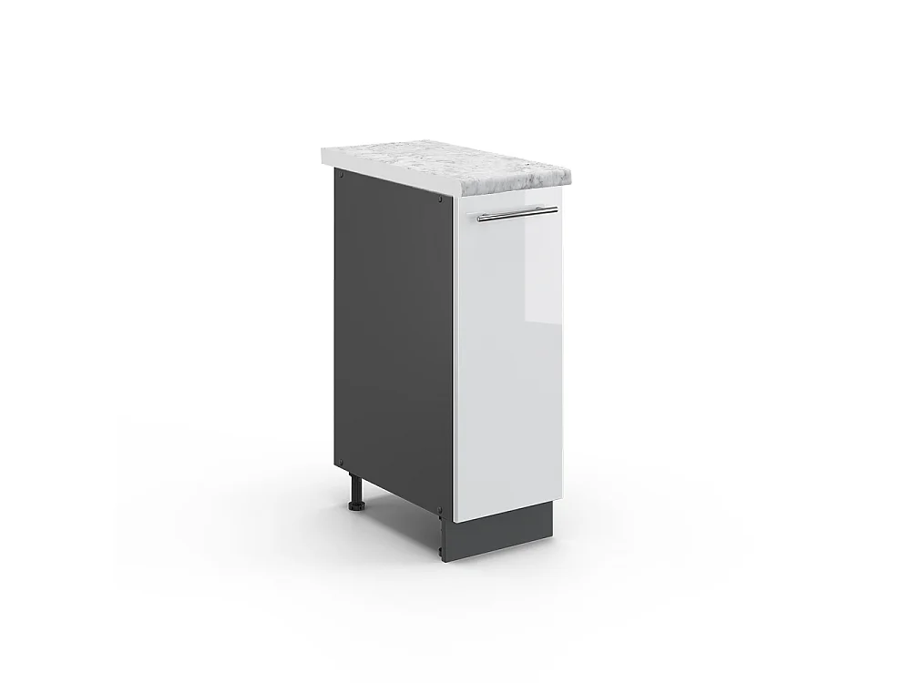 Apotheekkast wit hoogglans 30x60x82 fame-line