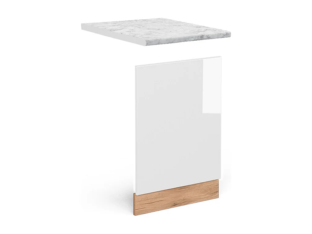 Panel frontal blanco alto brillo 45x1.6x57.2 r-line