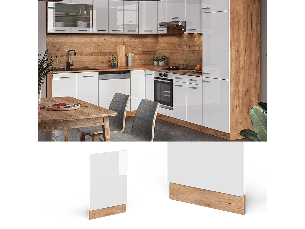 Panel frontal blanco alto brillo 45x1.6x57.2 r-line