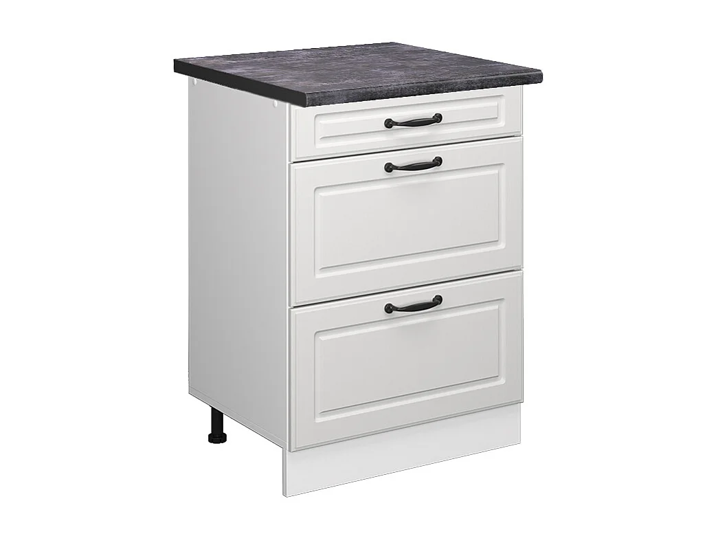 Meuble cuisine blanc campagne 60x60x81.6 r-line