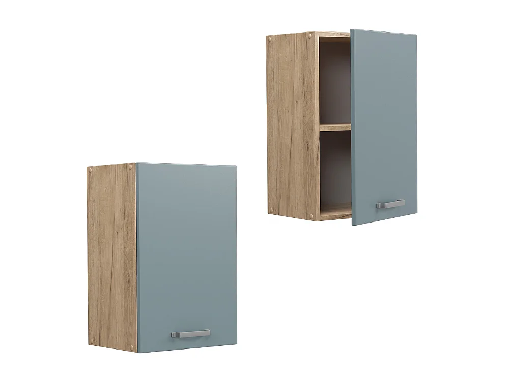 Wall cabinet blue-grey 40x31x60 r-line
