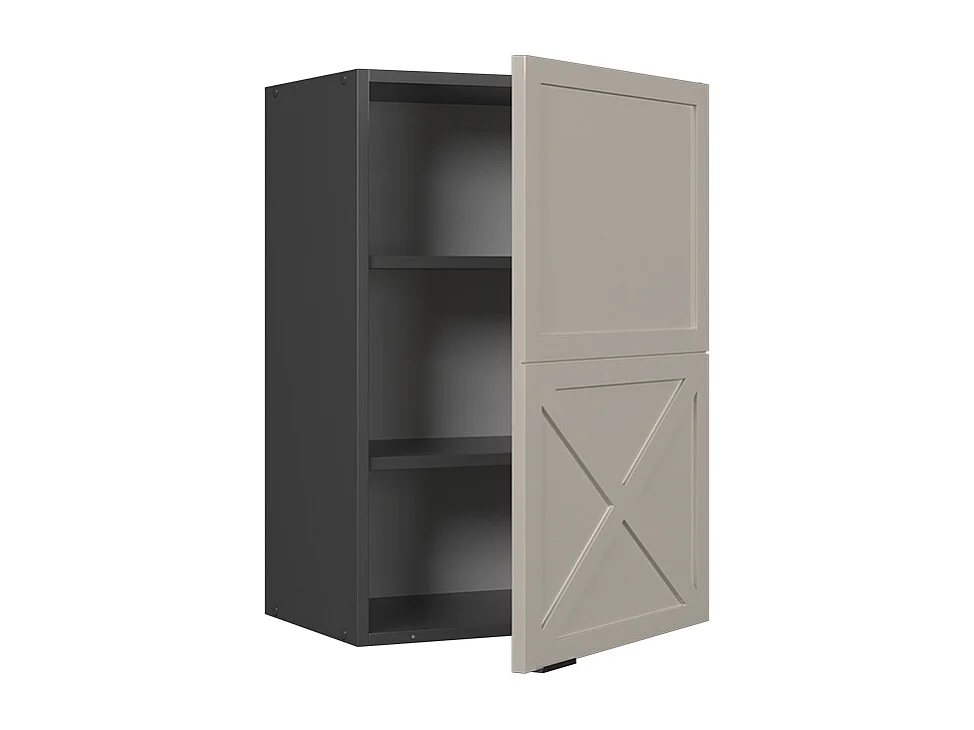 Elément haut de cuisine grisbeige 50x34.1x72 fame-line