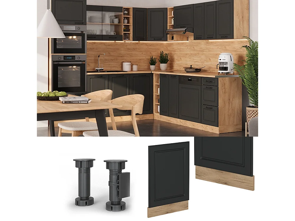 Façade anthracite campagne 45x1.6x57.2 r-line