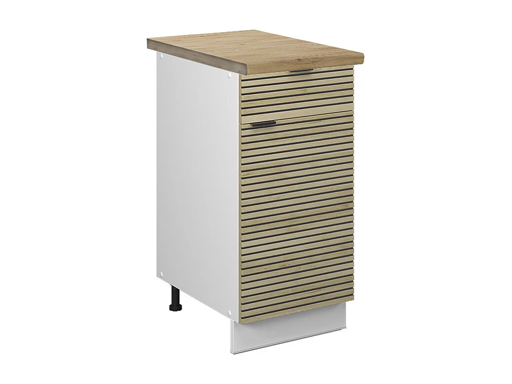 Meuble cuisine panneau en chêne 40x60x82 fame-line