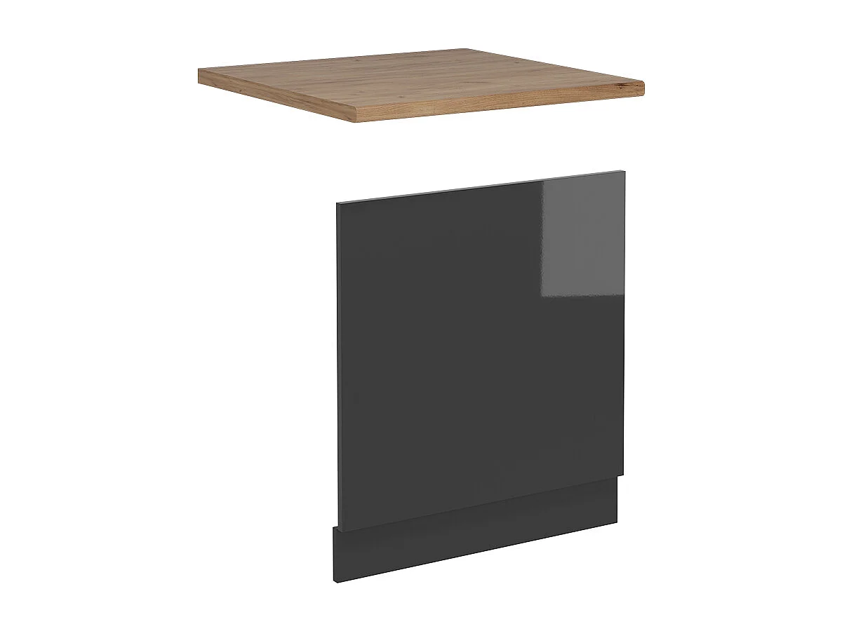 Façade anthracite haute brillance 60x1.6x57.2 r-line