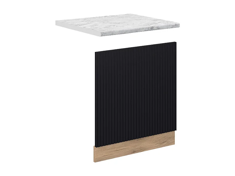 Panel frontal rayas negras 60x1.6x67.4 fame-line