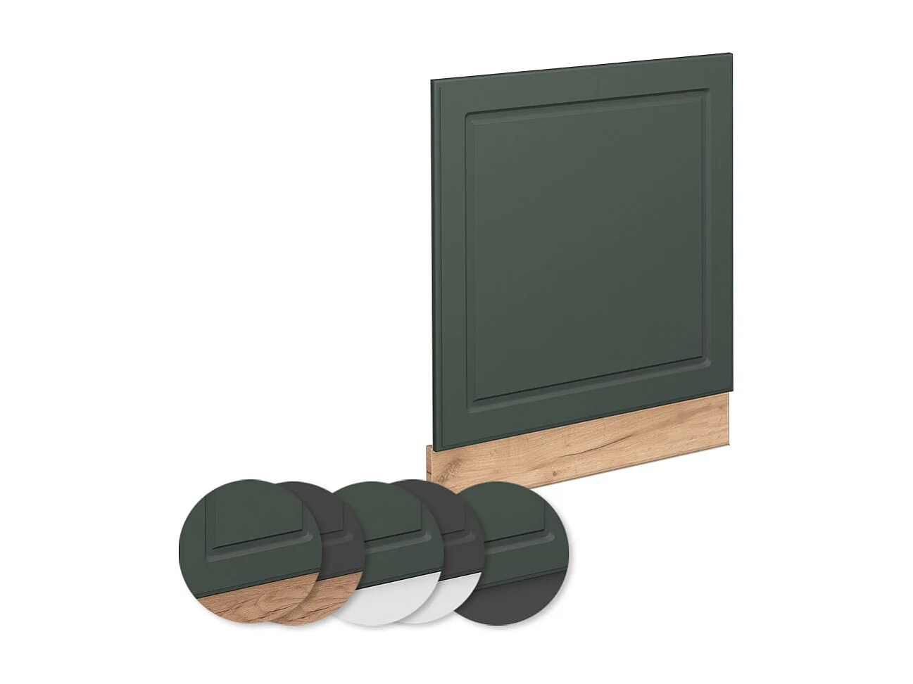 Panel frontal verde dorado casa de campo 60x1.6x67.4 fame-line