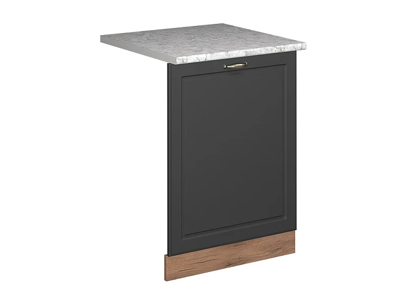 Façade de lave-vaisselle anthracite-or 60x1.6x81.8 fame-line