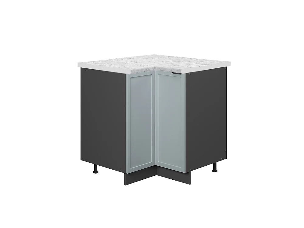 Hoekkast licht blauw-grijs 80.5x60x82 fame-line
