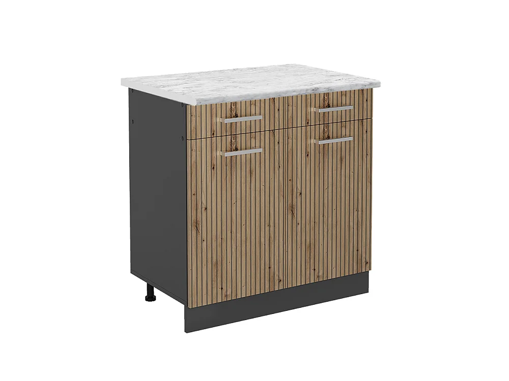 Meuble cuisine chêne artisan 80x60x81.6 r-line