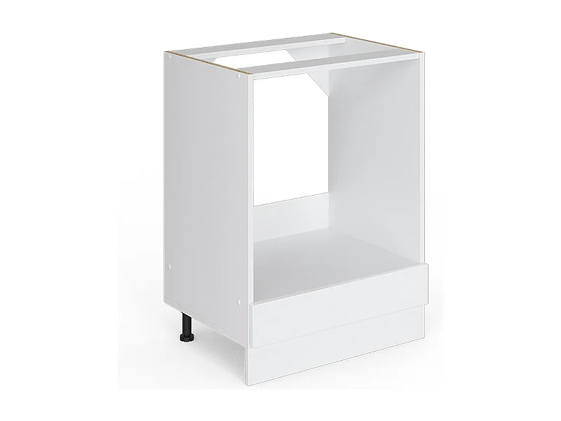 Armario para horno empotrado blanco alto brillo 60x46x81.6 r-line