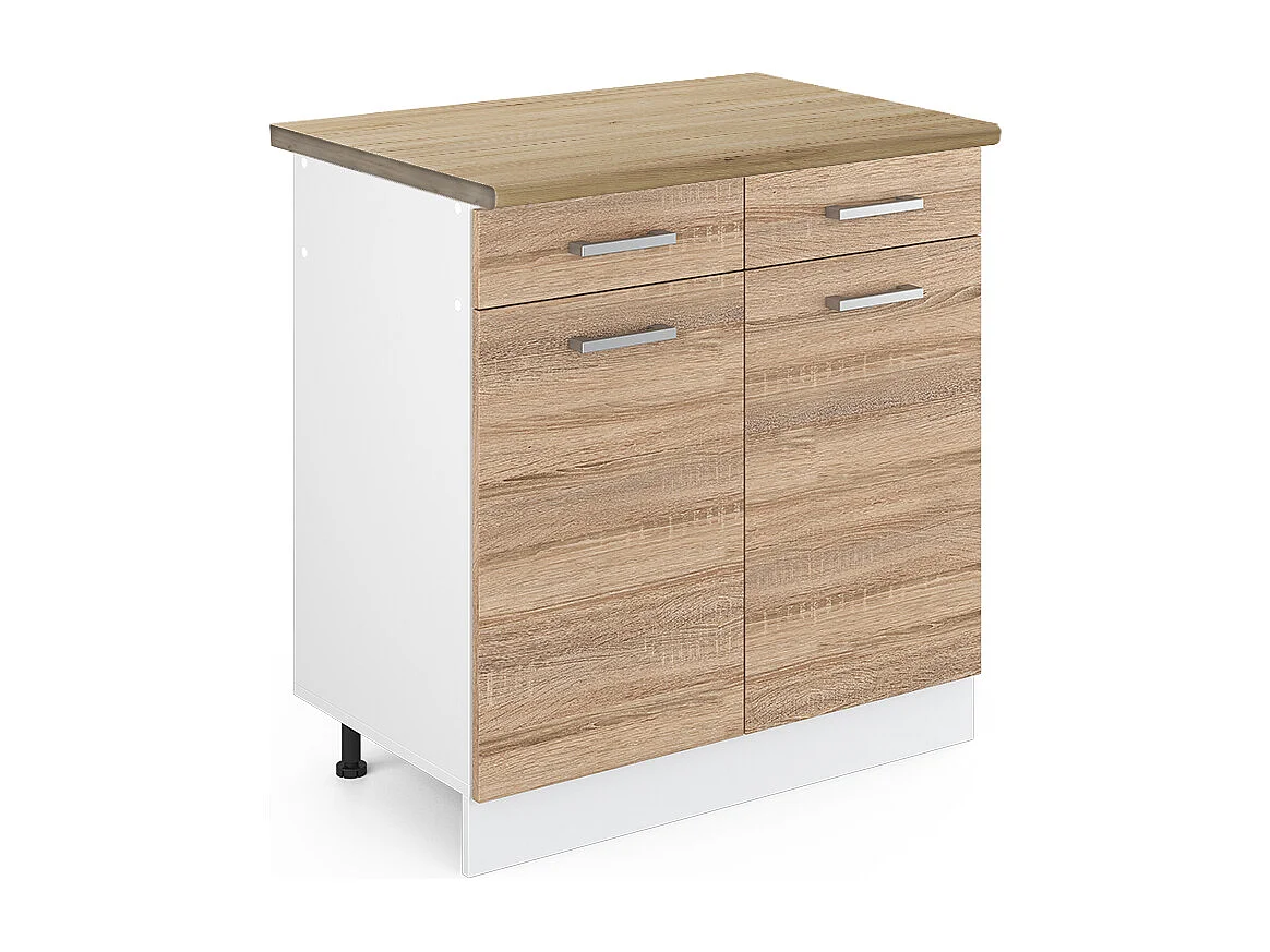 Meuble cuisine sonoma 80x60x81.6 r-line