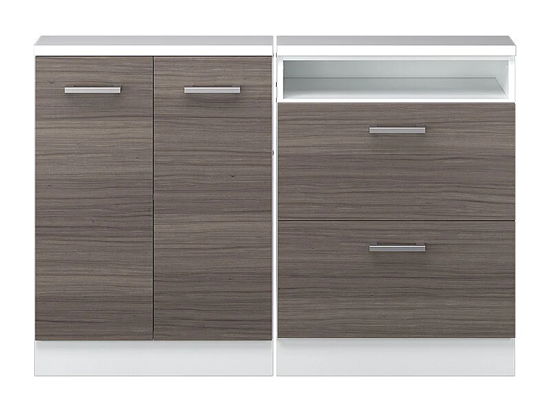 Meuble sous pente gris noble 120x46x81.6 r-line