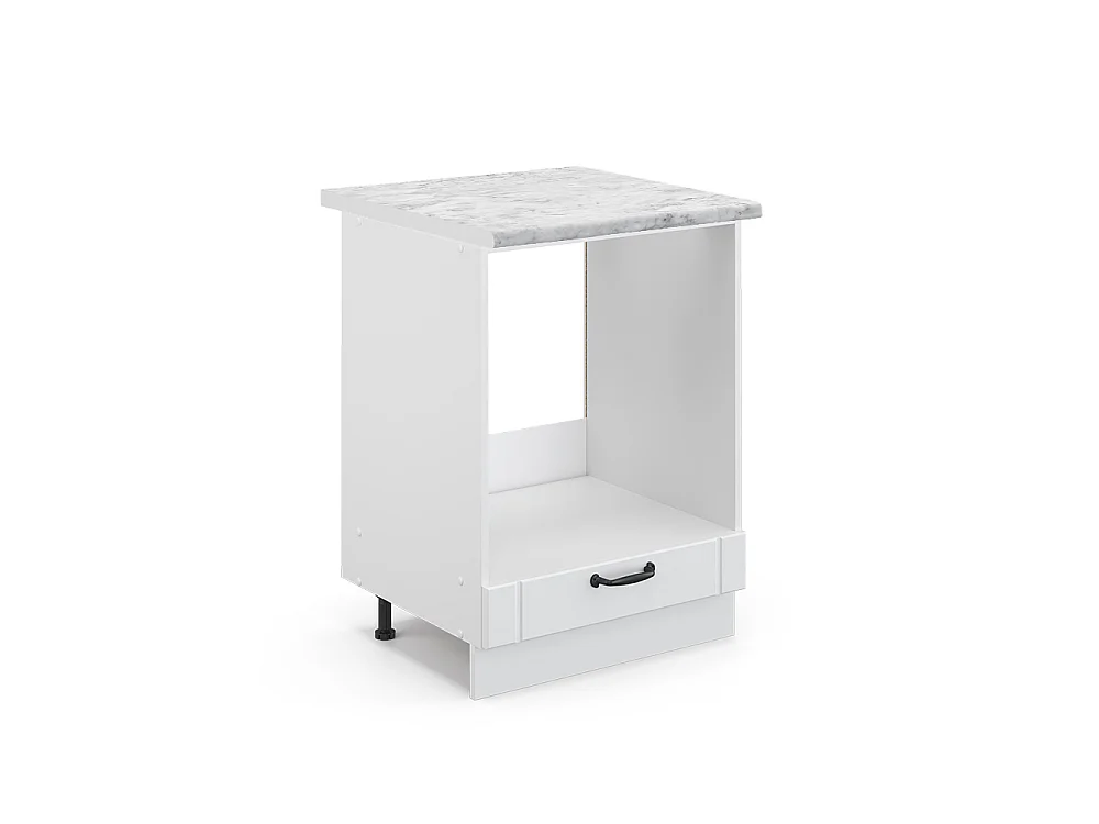 Meuble pour four blanc campagne 60x60x82 fame-line