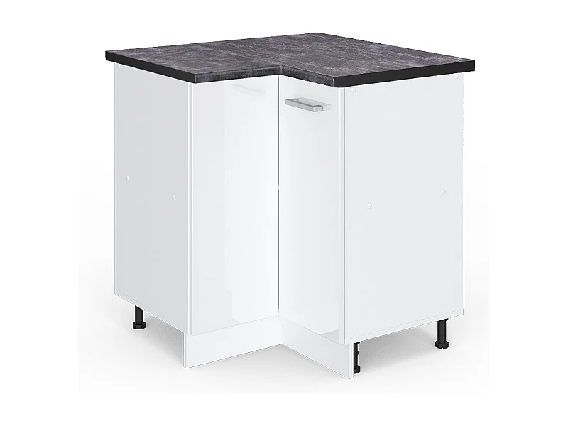 Meuble dangle blanc haute brillance 75.6x60x81.6 r-line