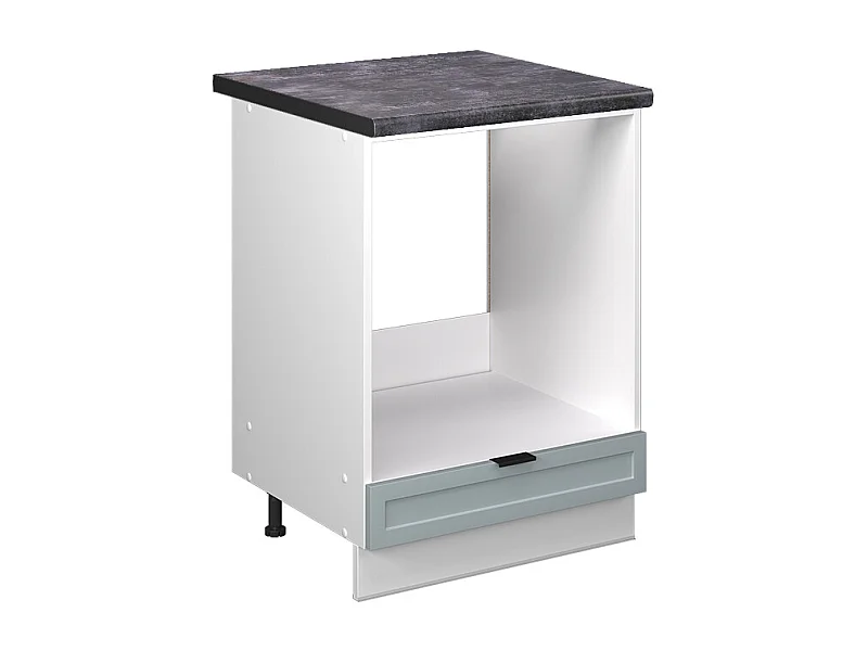 Meuble pour four bleu clair-gris 60x60x82 fame-line