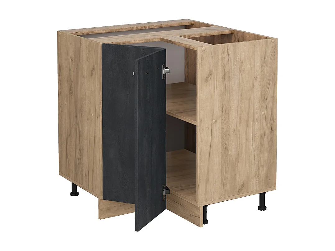 Meuble dangle béton noir 75.6x60x81.6 r-line