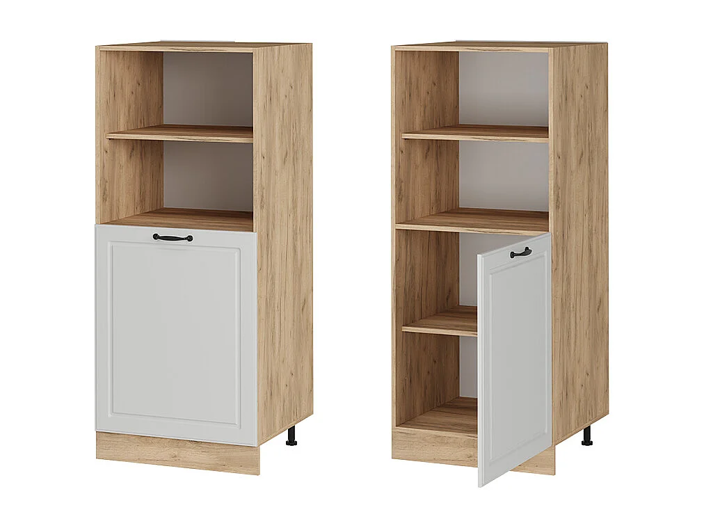 Meuble pour four blanc campagne 60x57x143 r-line