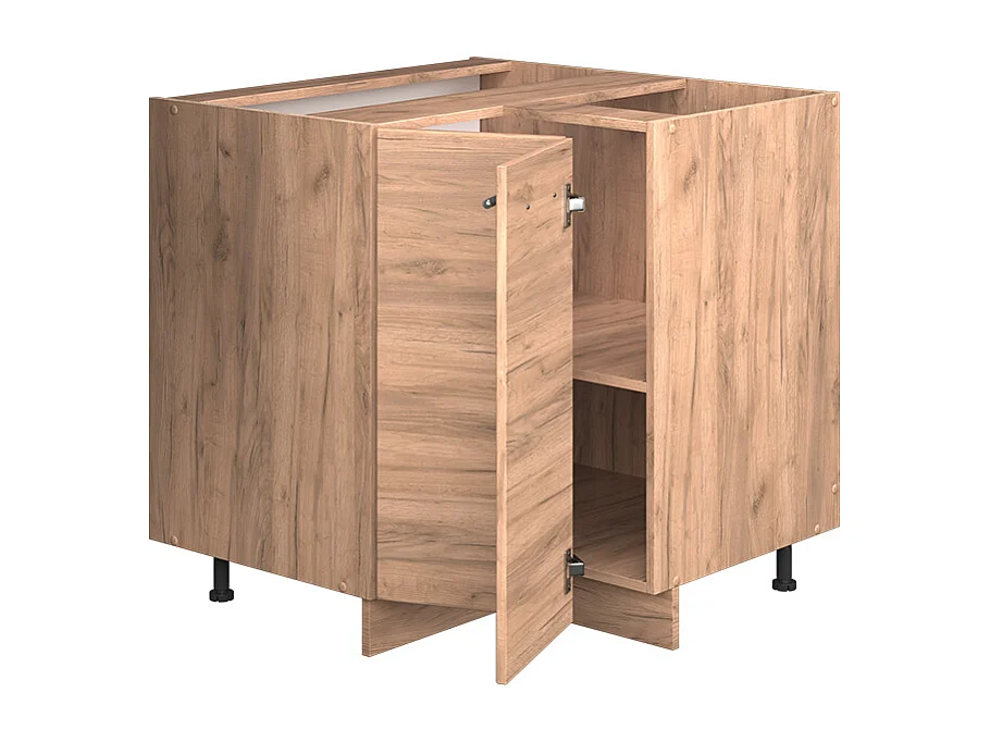 Meuble dangle chêne de force doré 80.5x60x82 fame-line