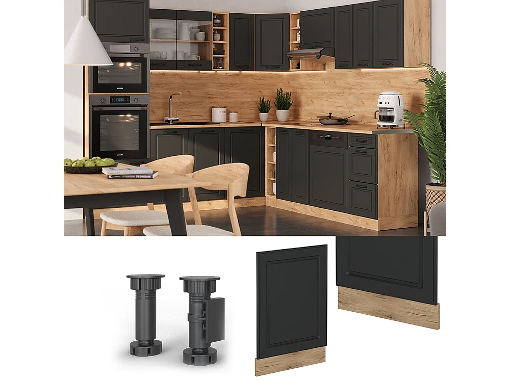 Panel frontal antracita casa de campo 45x1.6x57.2 r-line