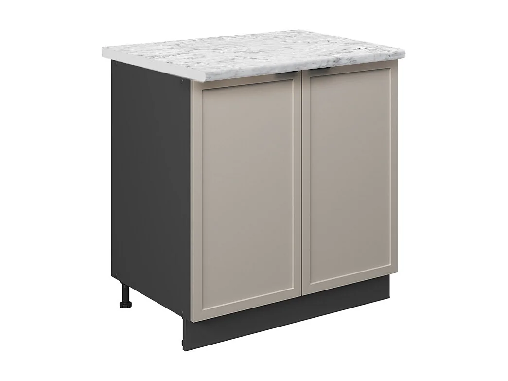 Wastafelkast grijsbeige 80x60x82 fame-line