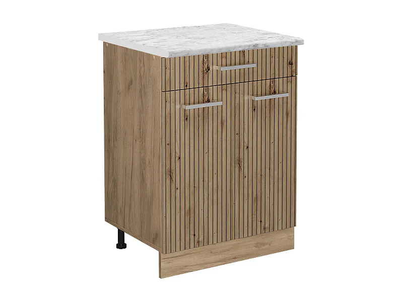 Meuble cuisine chêne artisan 60x60x81.6 r-line