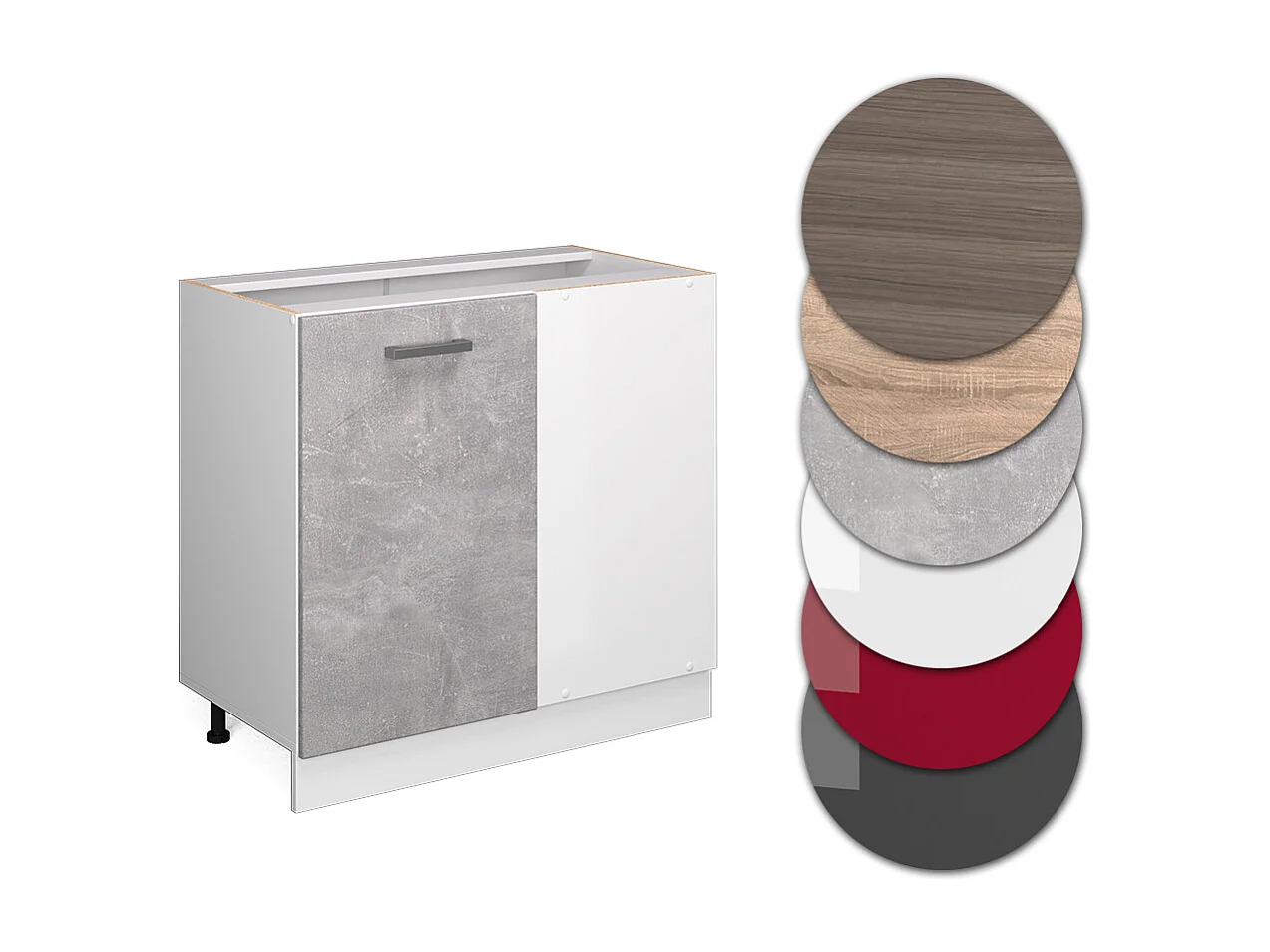 Meuble dangle béton 86x60x81.6 r-line