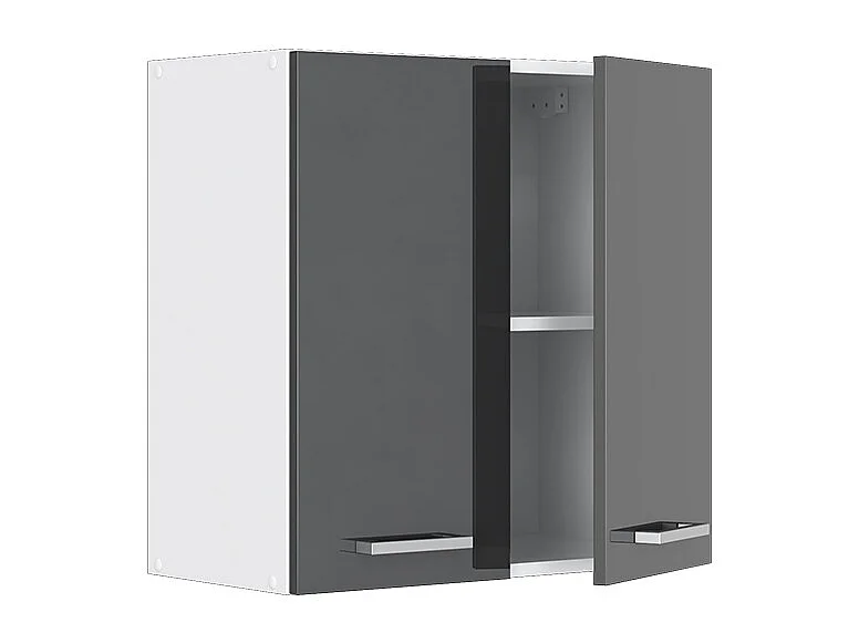 Elément haut de cuisine anthracite haute brillance 60x31x60 r-line