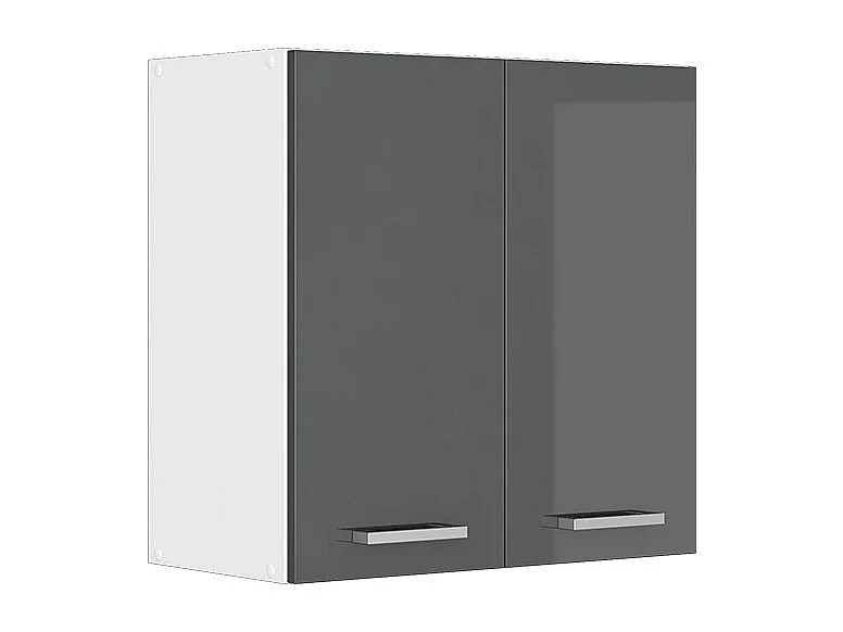 Elément haut de cuisine anthracite haute brillance 60x31x60 r-line