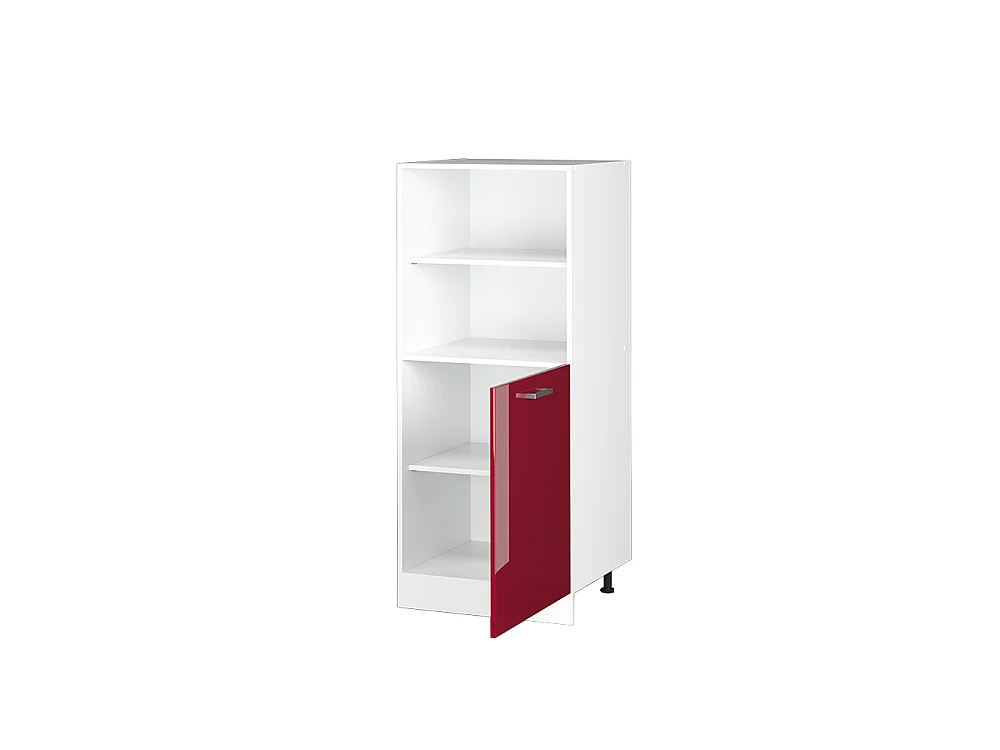 Oven housing cabinet red high gloss 60x57x143 r-line