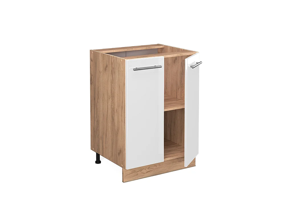 Keukenonderkast wit hoogglans 60x51.6x82 fame-line