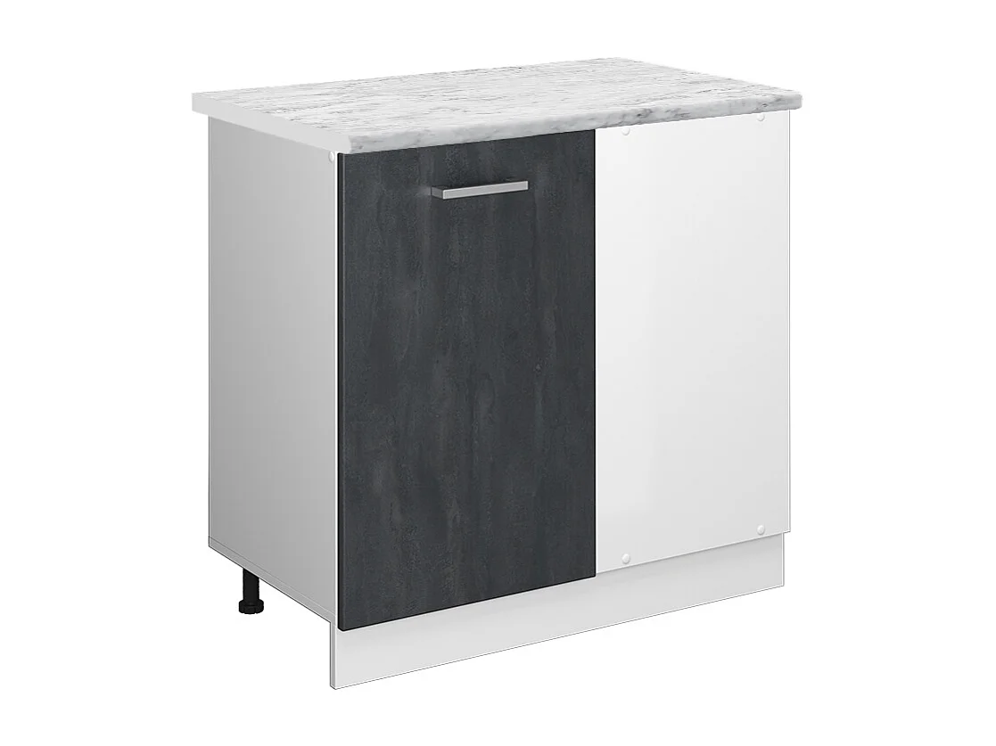 Meuble dangle béton noir 86x60x81.6 r-line