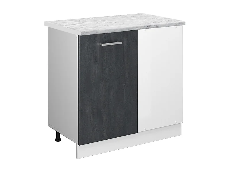 Meuble dangle béton noir 86x60x81.6 r-line