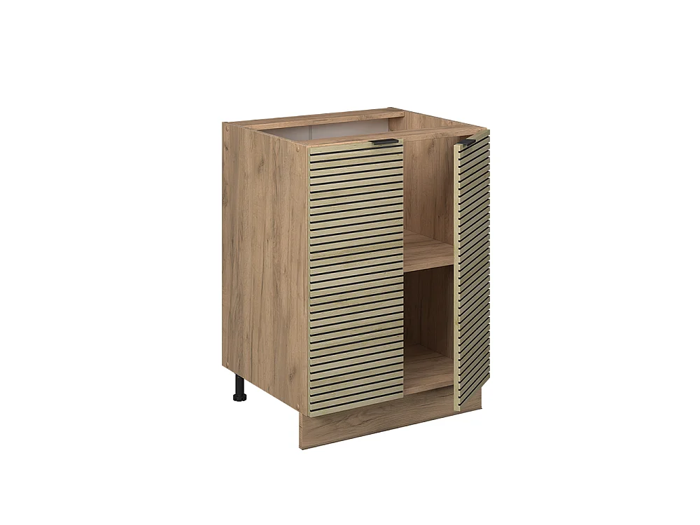 Keukenonderkast eiken paneel 60x51.6x82 fame-line