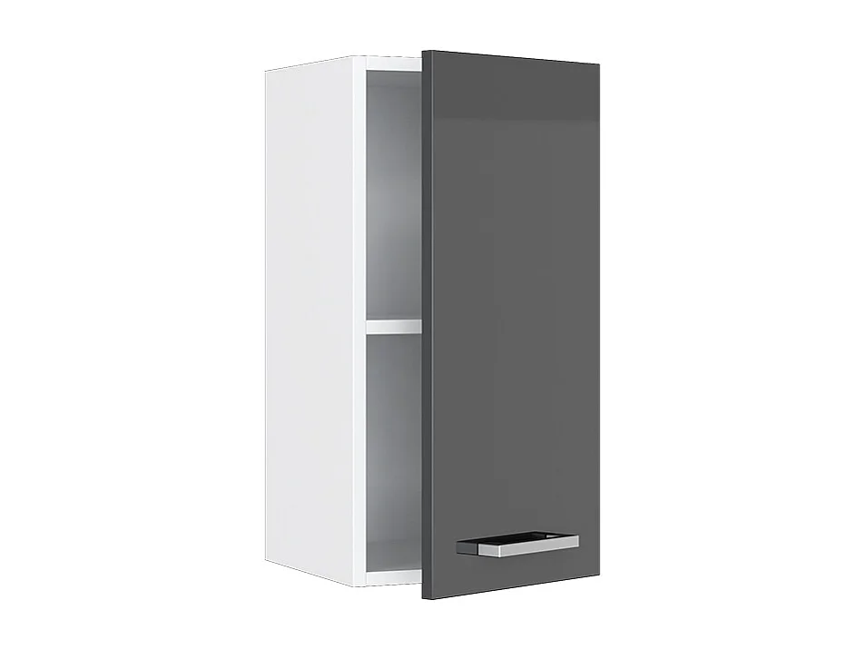 Elément haut de cuisine anthracite haute brillance 30x31x60 r-line