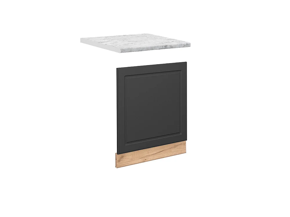 Frontblende anthrazit-gold 60x1.6x67.4 fame-line