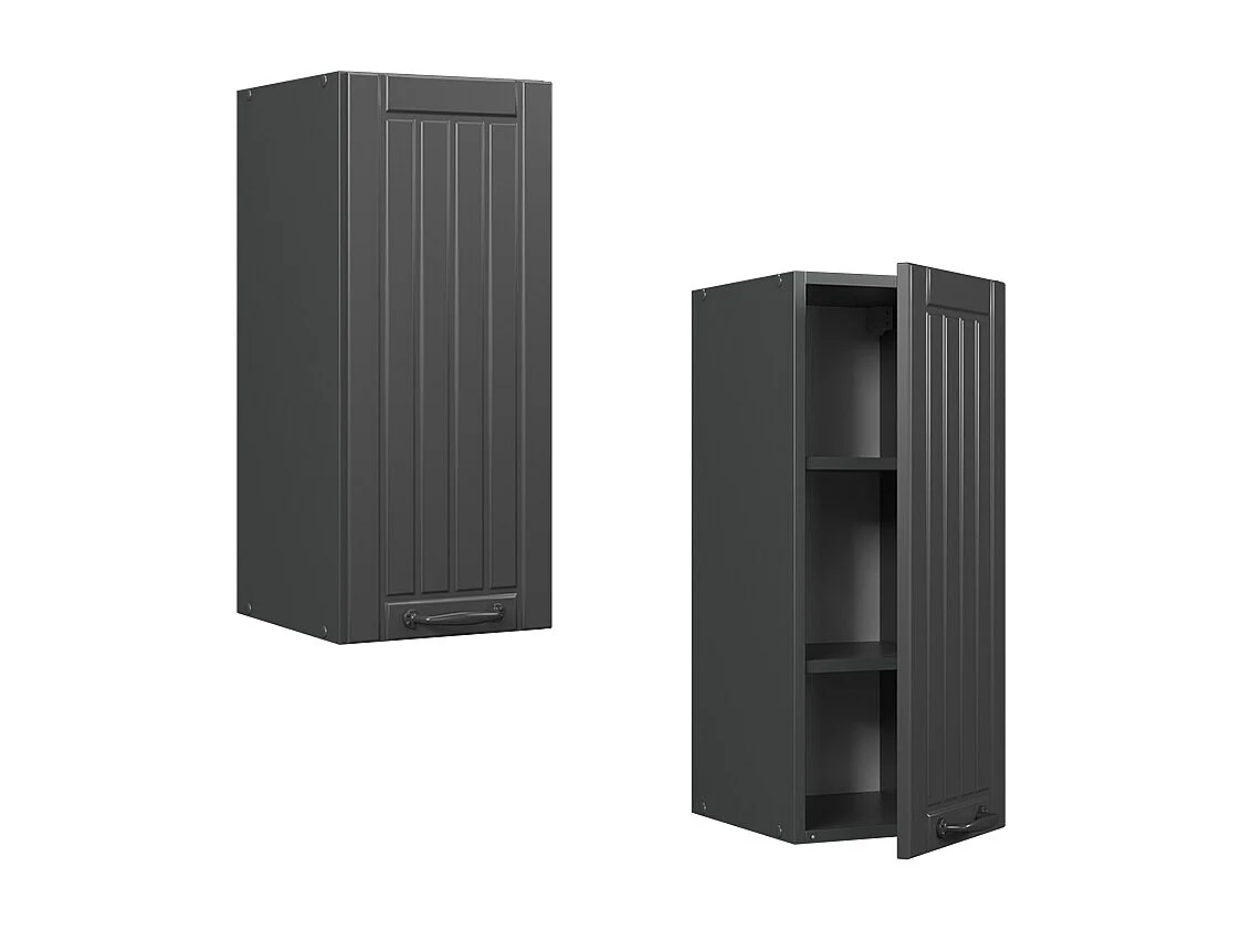 Armario colgante gris oscuro 30x34.1x72 fame-line