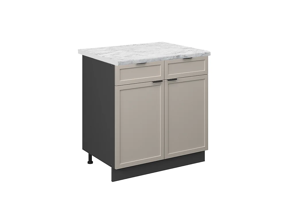 Meuble cuisine grisbeige 80x60x82 fame-line
