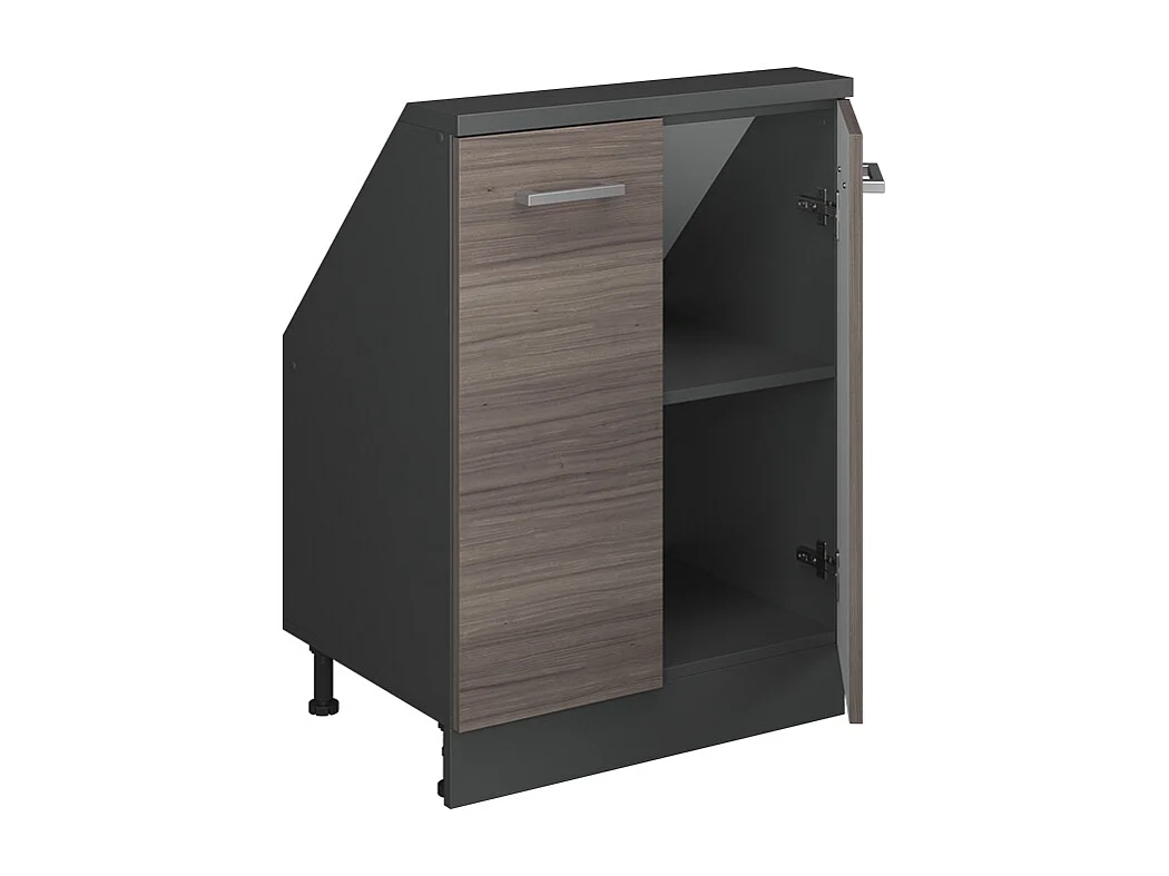 Mobile cucina sottotetto grigio nobile 60x46x81.6 r-line