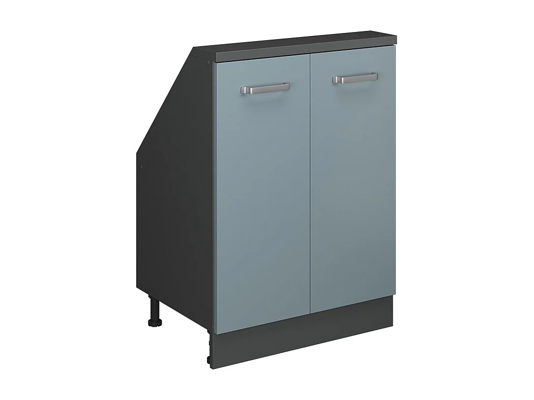 Meuble sous pente bleu-gris 60x46x81.6 r-line
