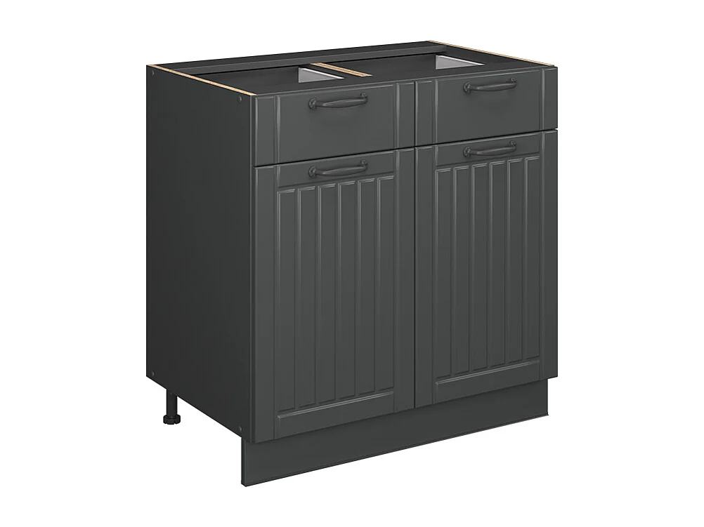 Mueble bajo de cocina gris oscuro 80x51.6x82 fame-line