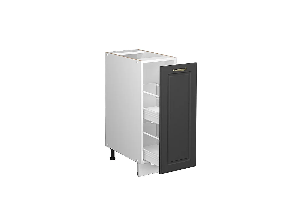 Apothekerschrank anthrazit-gold 30x51.6x82 fame-line