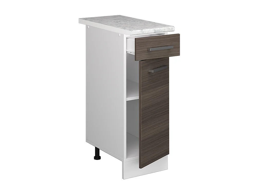 Mueble bajo de cocina gris noble 30x60x81.6 r-line