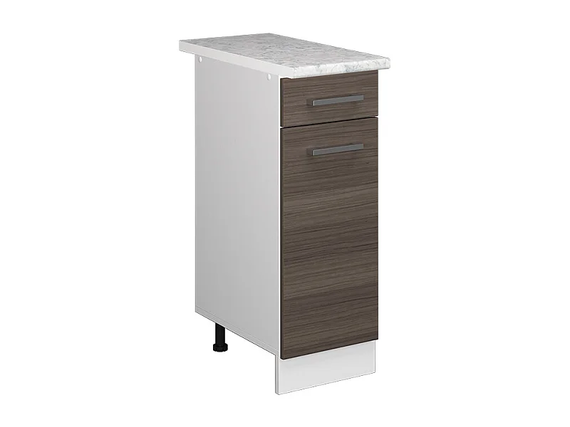 Mobiletto base per cucina grigio nobile 30x60x81.6 r-line