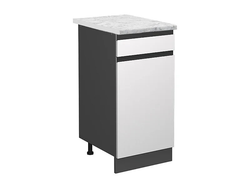 Mueble bajo de cocina blanco 40x46x81.6 r-line
